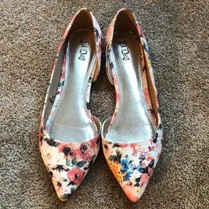 Floral flats